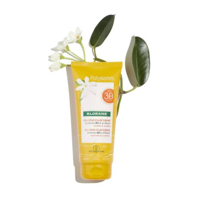 Klorane Polysianes Gel-Creme Solar Sublime SPF30 Tamanu Bio e Monoï 200ml