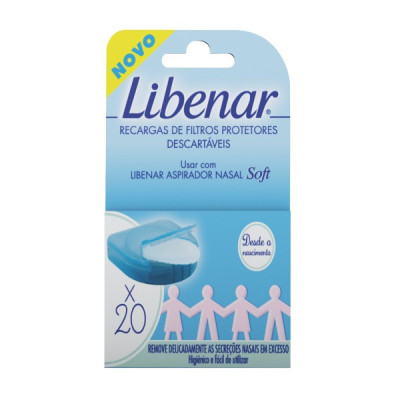 Libenar Baby Rec Asp Nasal Filt Desc X20