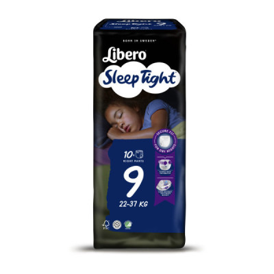Libero Sleep Tight 9 22-37Kg 10Uni.