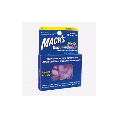 Mack\`s Espuma Ruído Slim Fit x5 Pares