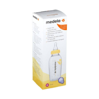 Medela Biberão 250ml com Tetina M | Farmácia d'Arrábida