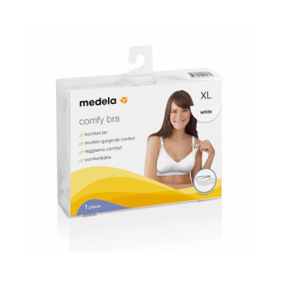 Medela Comfy Bra Soutien Branco XL | Farmácia d'Arrábida