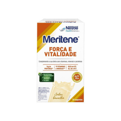 Nestlé Meritene Baunilha Saquetas Pó x15 | Farmácia d'Arrábida