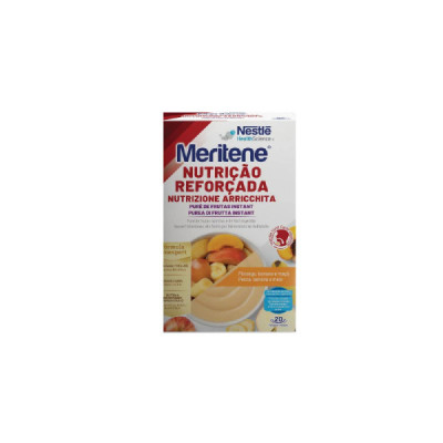 Nestlé Meritene Instant Compota Pêssego, Banana e Maçã Saquetas 2x350g