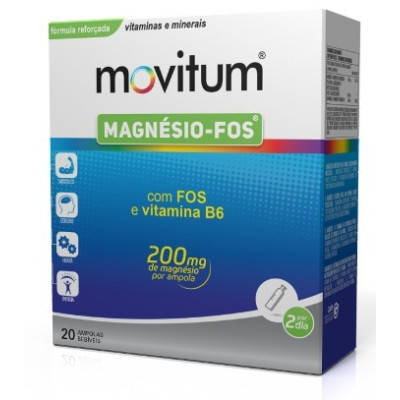 Movitum Magnesio Fos Amp Beb X 20 | Farmácia d'Arrábida