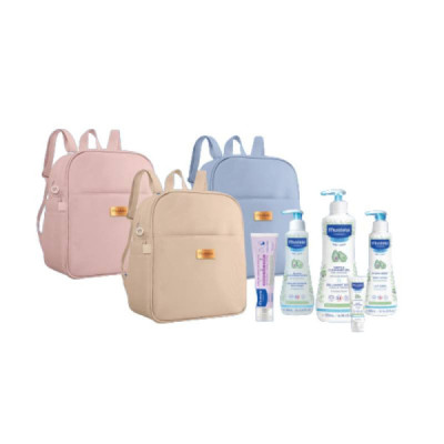 Mustela Bebé Mochila Maternidade Rosa