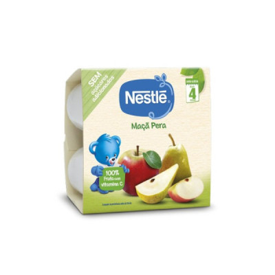 Nestlé Copinhos Maça Pera +4M 4x100g