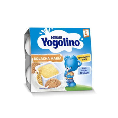 Nestle Yogolino Bolacha Maria 4 X 100G | Farmácia d'Arrábida