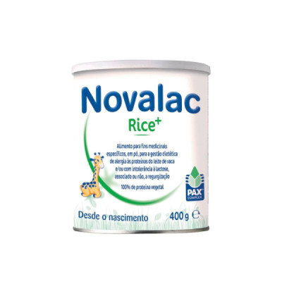 Novalac Rice+ Leite +0M 400g | Farmácia d'Arrábida