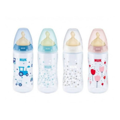 Nuk First Choice+ Biberão Latex Controlo Temperatura 6-18M 300ml