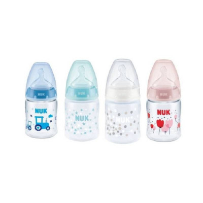 Nuk First Choice+ Biberão Silicone Controlo Temperatura 0-6M 150ml