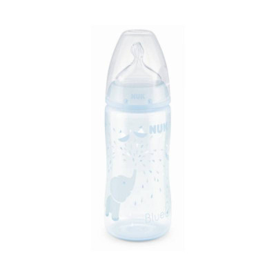 Nuk First Choice Biberão Silicone Blue 0-6M 300ml