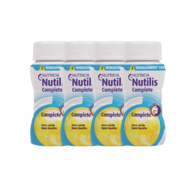 Nutilis Complete Baunilha 4x125ml | Farmácia d'Arrábida