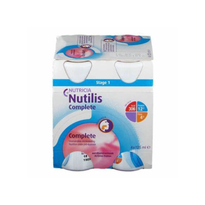 Nutilis Complete Morango 4x125ml | Farmácia d'Arrábida