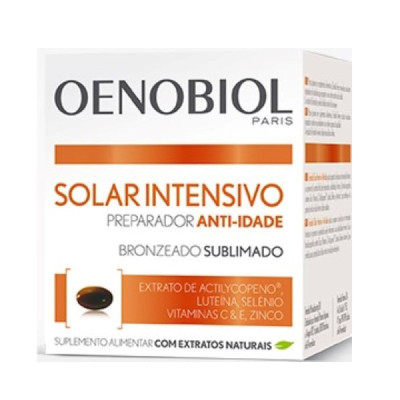 Oenobiol Solar Intensivo Caps Ant-Idax30 Cáps | Farmácia d'Arrábida