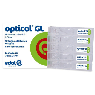 Opticol Gl Solução Oftálmica 0,30% 0,35mL X30 | Farmácia d'Arrábida