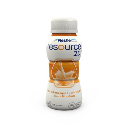 Nestlé Resource 2.0 Alperce 4x200ml | Farmácia d'Arrábida