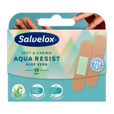 Salvelox Aqua Res Penso Plast Aloe Vera X16 | Farmácia d'Arrábida