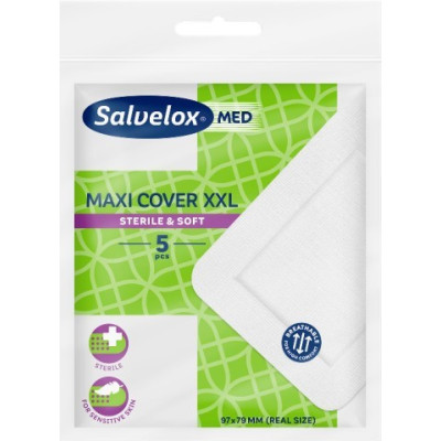 Salvelox Pensos Maxi Cover Xxl Steril X5 | Farmácia d'Arrábida