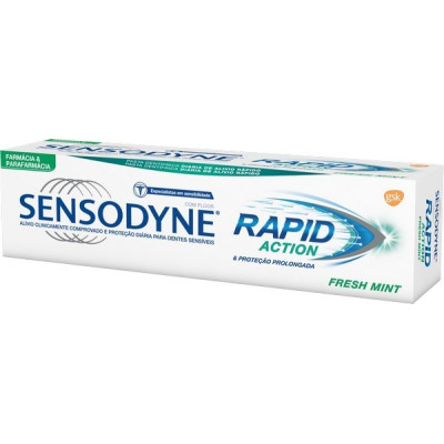Sensodyne Rapid Pasta Dent Fresh Mint 75mL | Farmácia d'Arrábida