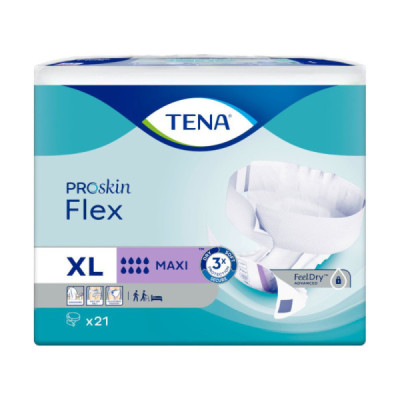 TENA ProSkin Flex Maxi XL Fraldas x21