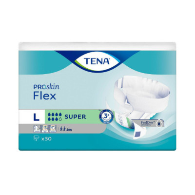 TENA ProSkin Flex Super L Fraldas x30 | Farmácia d'Arrábida