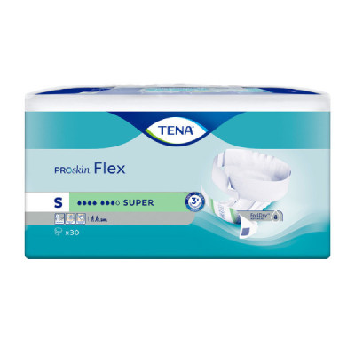 TENA ProSkin Flex Super S Fraldas x30| Farmácia d'Arrábida