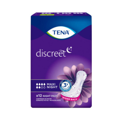 TENA Lady Discreet Maxi Night Pensos x12 | Farmácia d'Arrábida
