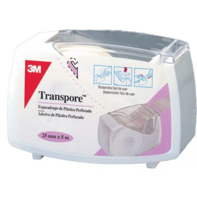 Transpore Rolo Transparente 25 Mm X 5 M