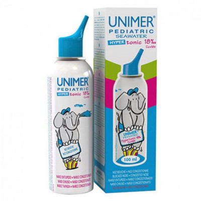 Unimer Pediatrico Hipertonico Spray Nasal 100 mL | Farmácia d'Arrábida