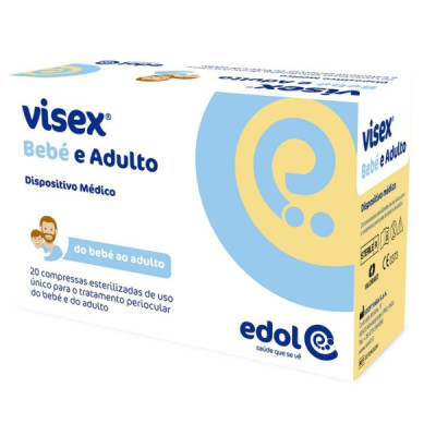 Visex Bébé E Adulto Compressas Ester Periocul X 20 | Farmácia d'Arrábida