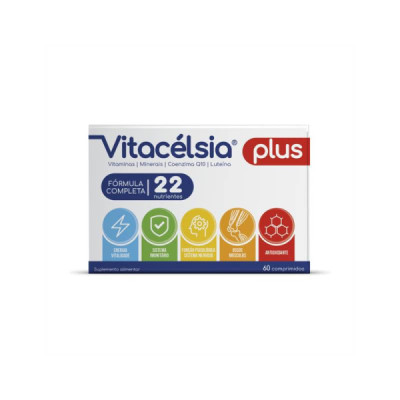 Vitacelsia Plus Q10 Comprimidos x60 | Farmácia d'Arrábida