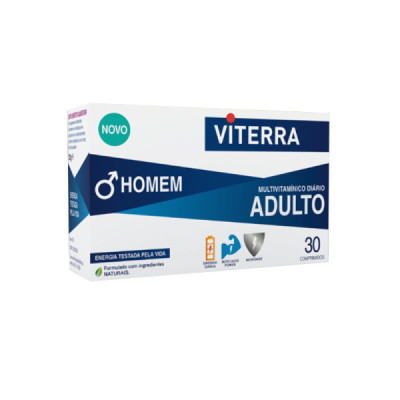 Viterra Homem Adulto Comprimidos x30 | Farmácia d'Arrábida