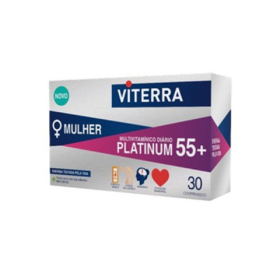 Viterra Mulher Platinum 55+ Comprimidos X30 | Farmácia d'Arrábida