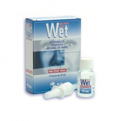 Wet Mini Spray Nasal 4 X 15 mL | Farmácia d'Arrábida