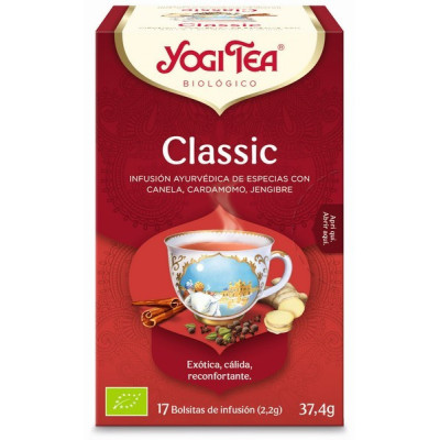 Yogi Tea Bio Cha Classic 17 Saq | Farmácia d'Arrábida