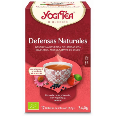 Yogi Tea Bio Cha Defesas Naturais 17 Saq | Farmácia d'Arrábida