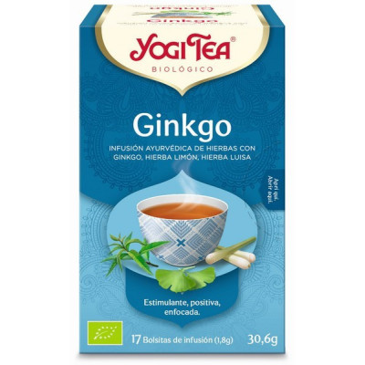 Yogi Tea Bio Cha Ginkgo 17 Saq | Farmácia d'Arrábida