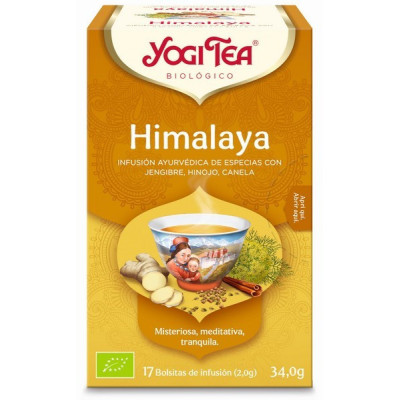 Yogi Tea Bio Cha Himalaya 17 Saq | Farmácia d'Arrábida