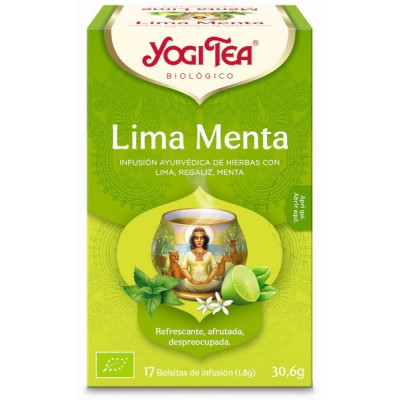 Yogi Tea Bio Chá Lima Menta 17 Saq
