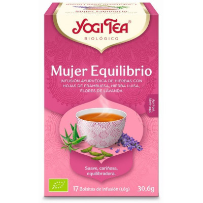 Yogi Tea Bio Cha Mulher Equilibrio 17 Saq | Farmácia d'Arrábida