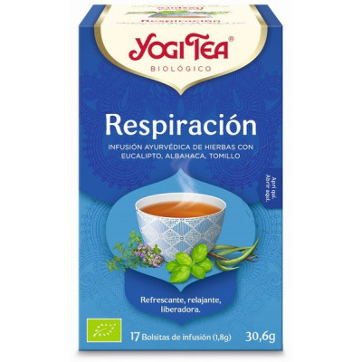 Yogi Tea Bio Cha Respiracao 17 Saq | Farmácia d'Arrábida