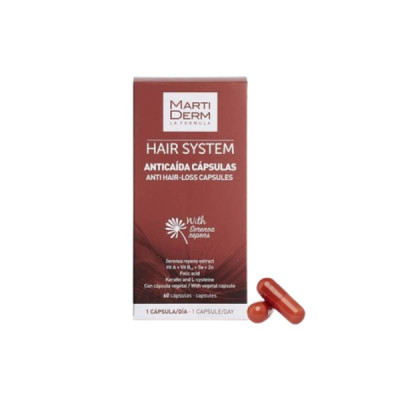 Martiderm Hair System Cápsulas Antiqueda x60