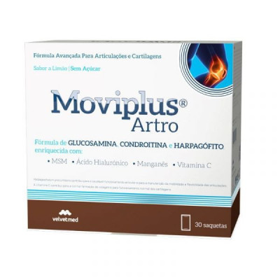 Moviplus Artro Po Saq Limao 6G X30 Pó Sol Oral Saq | Farmácia d'Arrábida