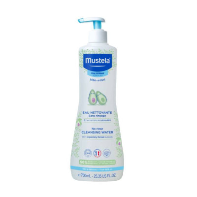 Mustela Bebé Água de Limpeza Sem Enxaguamento 750ml