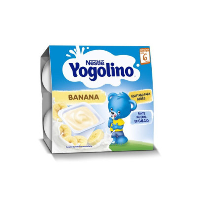 Nestlé Yogolino Banana +6M 4x100g | Farmácia d'Arrábida