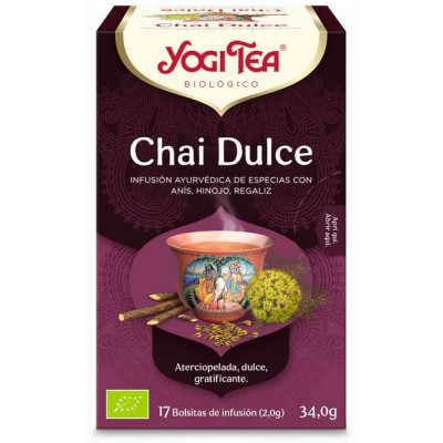 Yogi Tea Bio Chá Chai Dolce 17 Saq