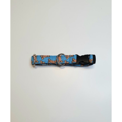 Coleira Cão/ Gato Azul XS