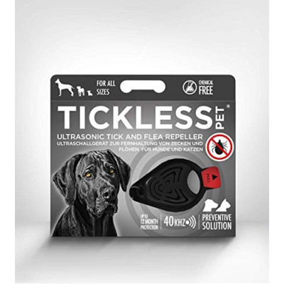 Tickless Pet Repel Ultrason Preto | Farmácia d'Arrábida