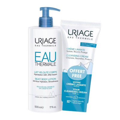 6222182 Uriage Leite Aveludado Corpo Oferta Creme Lavante